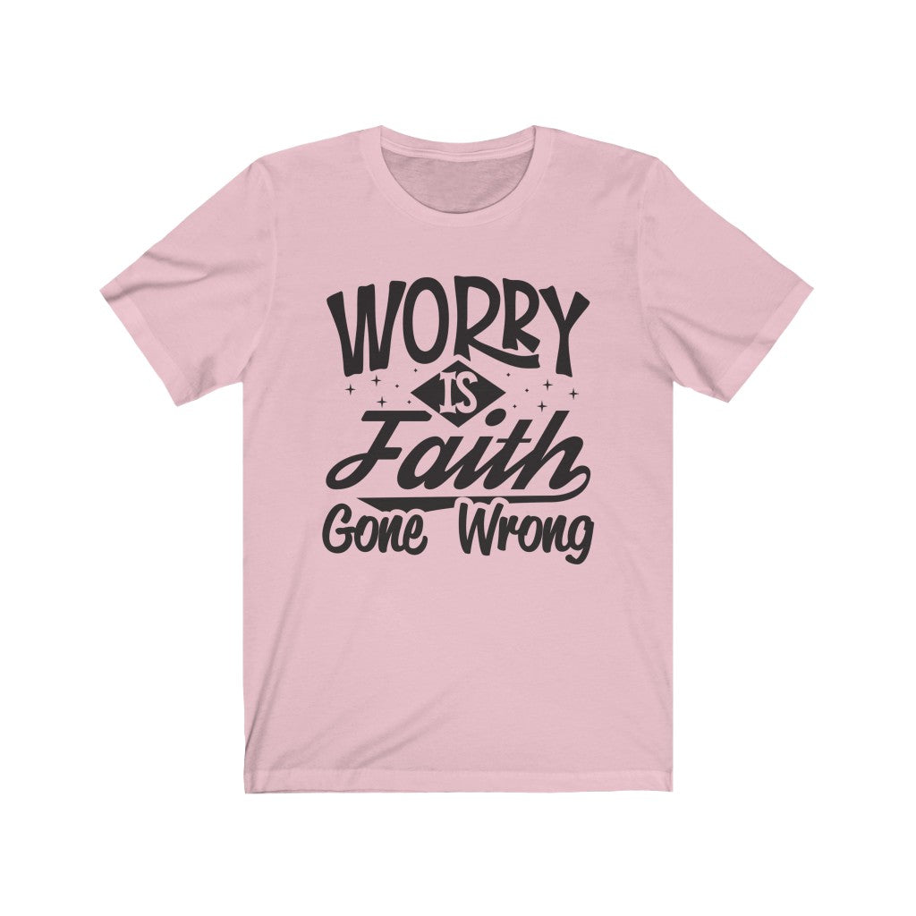 Worry, Black Letter, Bella Canvas Luxury Unisex Jersey