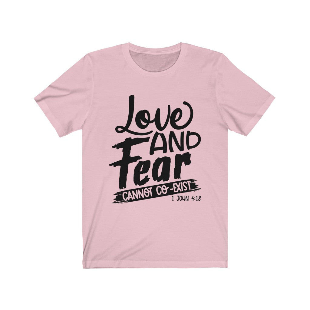 Love & Fear, Black Letter, Bella Canvas Luxury Unisex Jersey