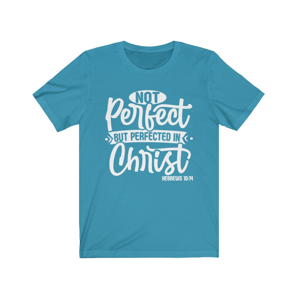 Not Perfect White Letter , Bella Canvas Luxury Unisex Jersey