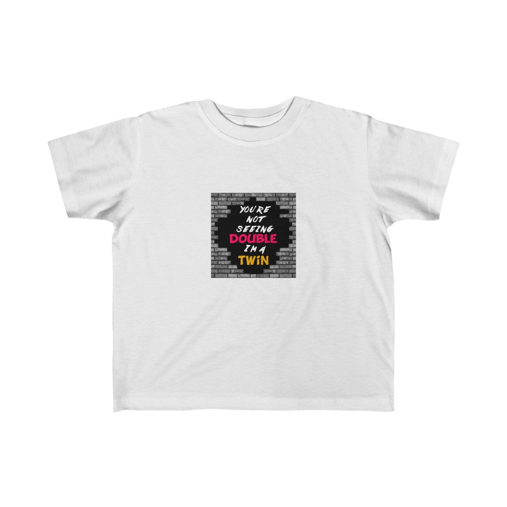 You're Not Seeing Double, Twin Kid's Fine Jersey Tee