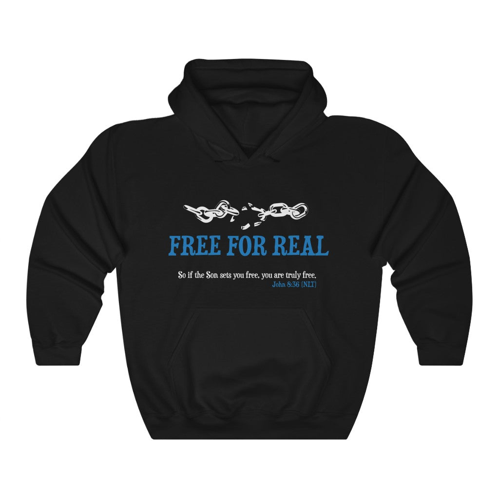 Free For Real, Unisex Heavy Blend™ Hooded Sweatshirt