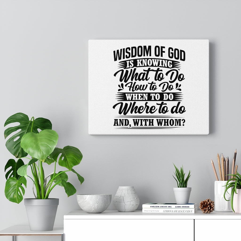 Wisdom Of God , Canvas Gallery Wraps
