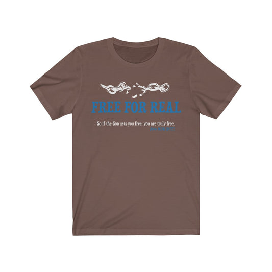 Free For Real ,  Bella Canvas Luxury  Unisex Jersey