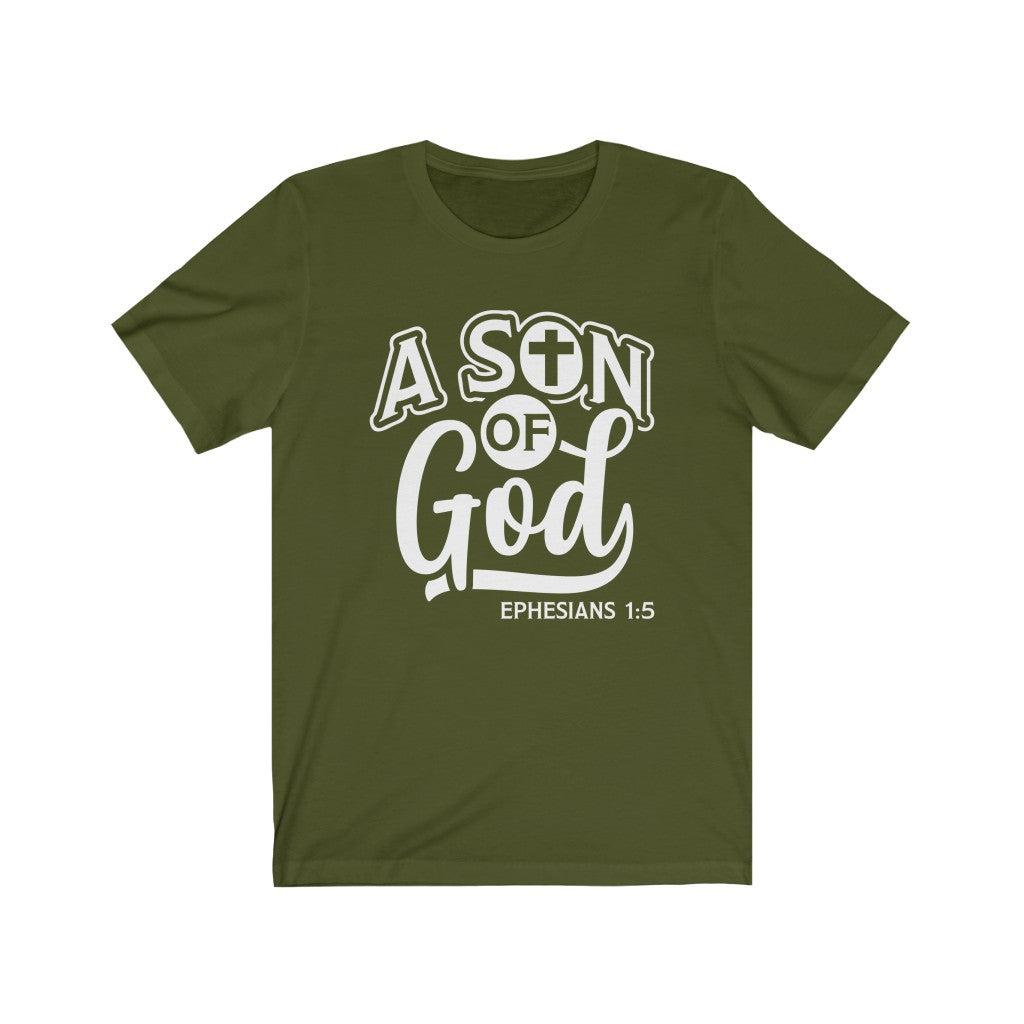 A Son Of God, Bella Canvas Luxury Unisex Jersey