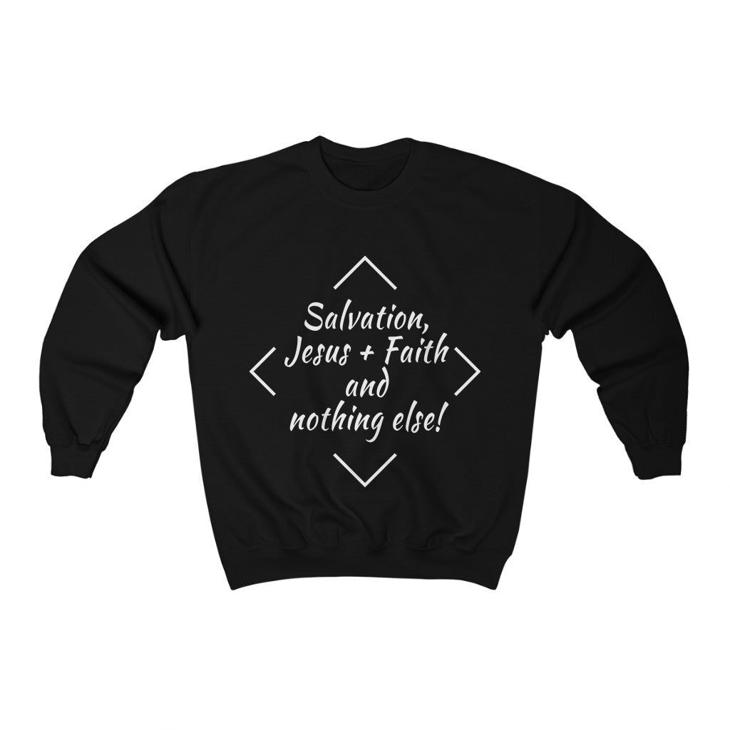 Salvation, Jesus + Faith, Unisex Heavy Blend™ Crewneck Sweatshirt