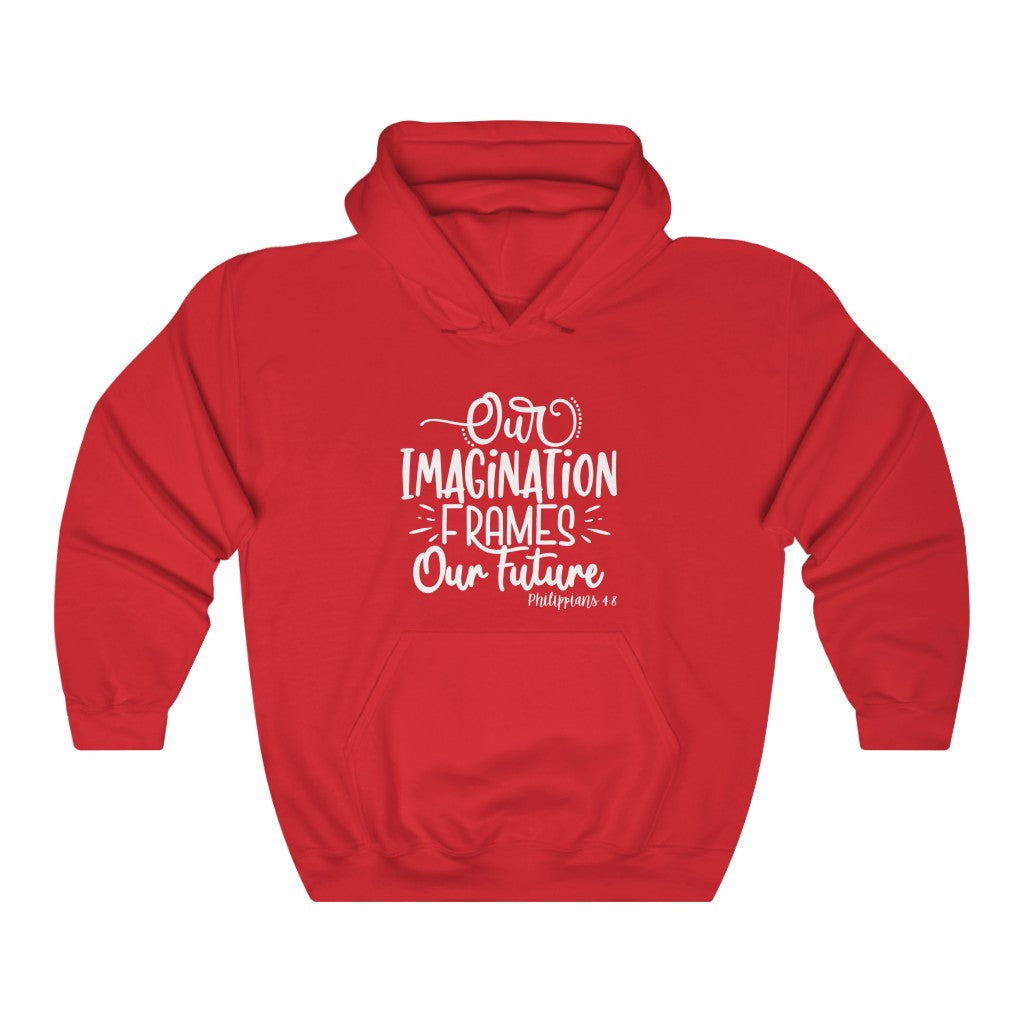 Our Imagination Frames Our Future ,Unisex Heavy Blend™ Hooded Sweatshirt